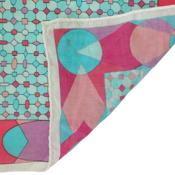 EMILIO PUCCI Geometric print cotton bandana scarf - Picture 5 of 5